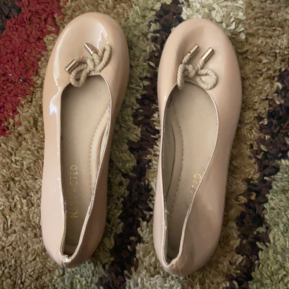 Restricted brand ballet flats, size 8